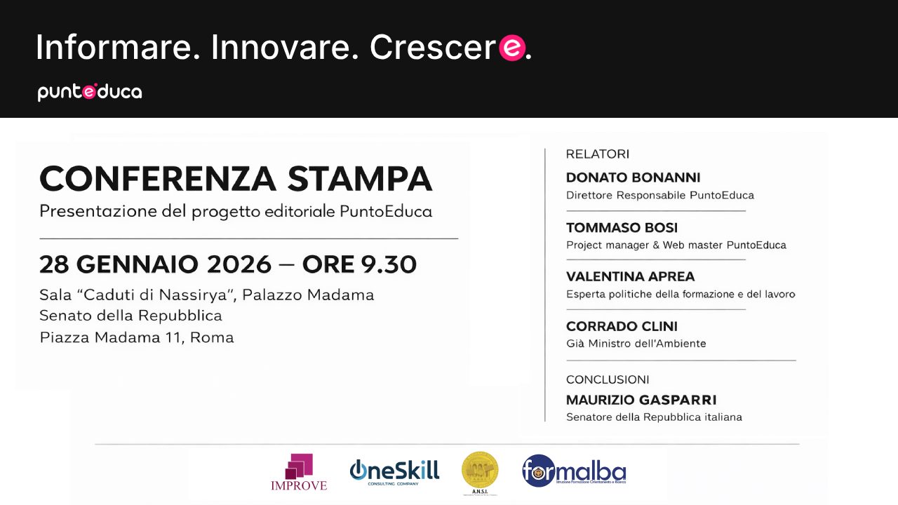 PuntoEduca al Senato: un nuovo giornalismo per educazione e futuro